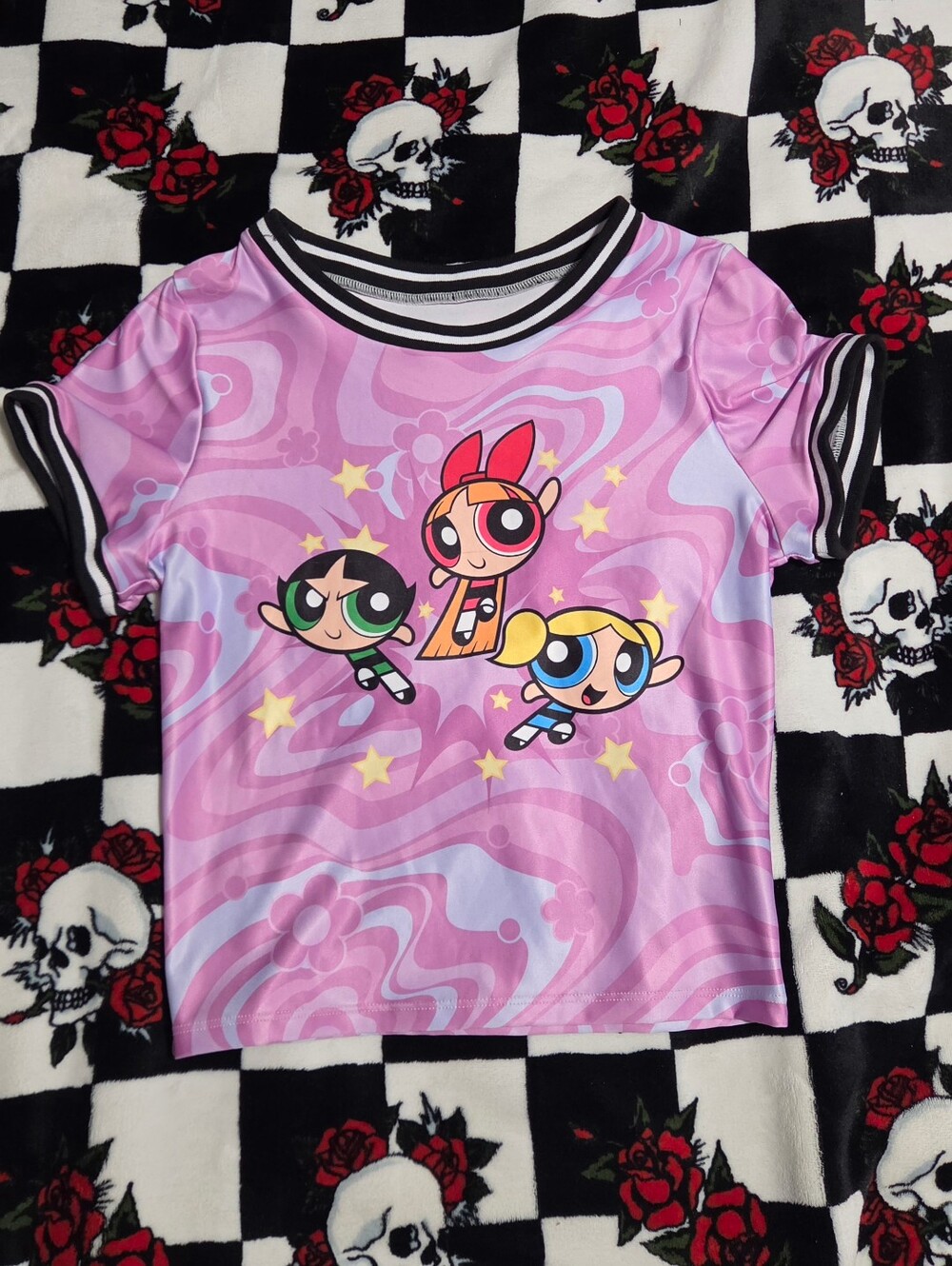 BlackMilk x The Powerpuff Girls Swirl Baby Tee